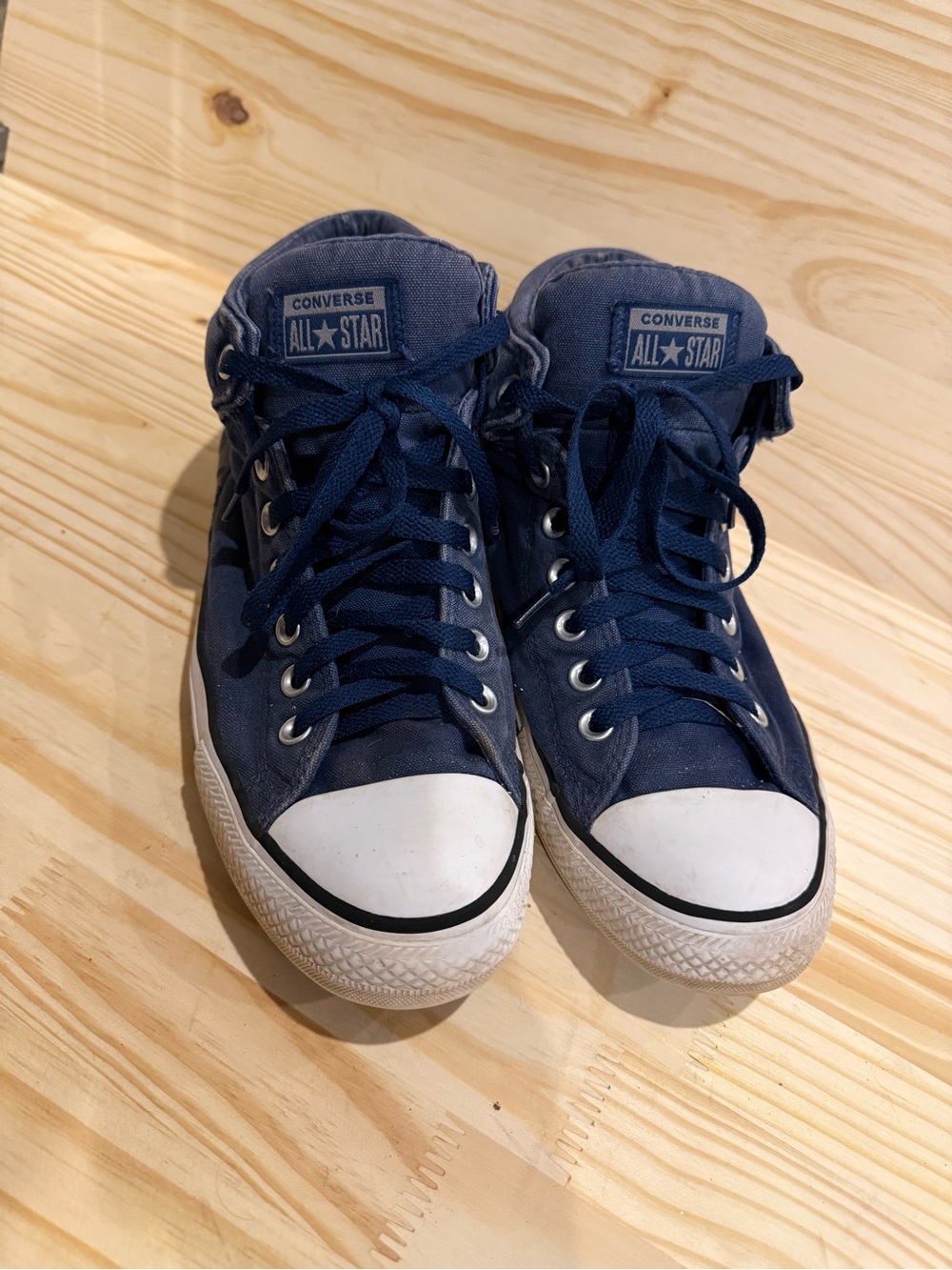 Converse Men's Navy Blue All Star High-Top Sneakers